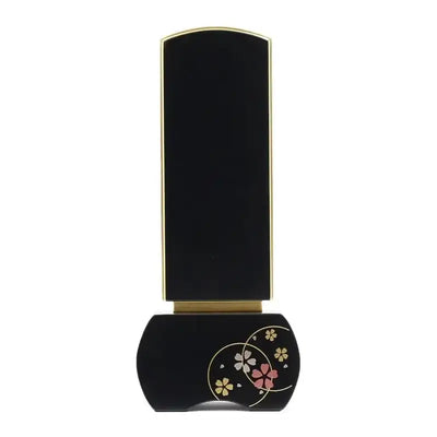 モダン位牌 「優徳 心花」 黒檀メイン画像01