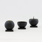 モダン仏具セット 小鞠 黒色