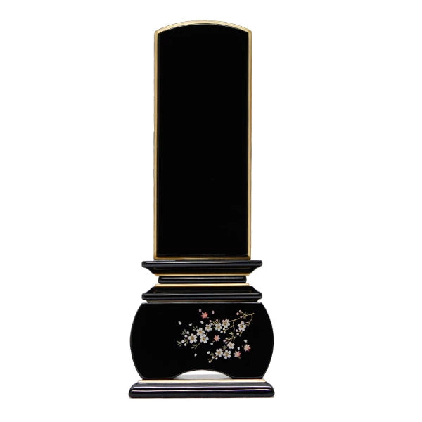 蒔絵位牌 優雅 風桜 | お位牌の通販 | インテリア仏壇 ルミエール