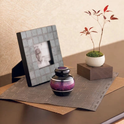 ミニ骨壺 まとう 七宝瑠璃メイン画像01