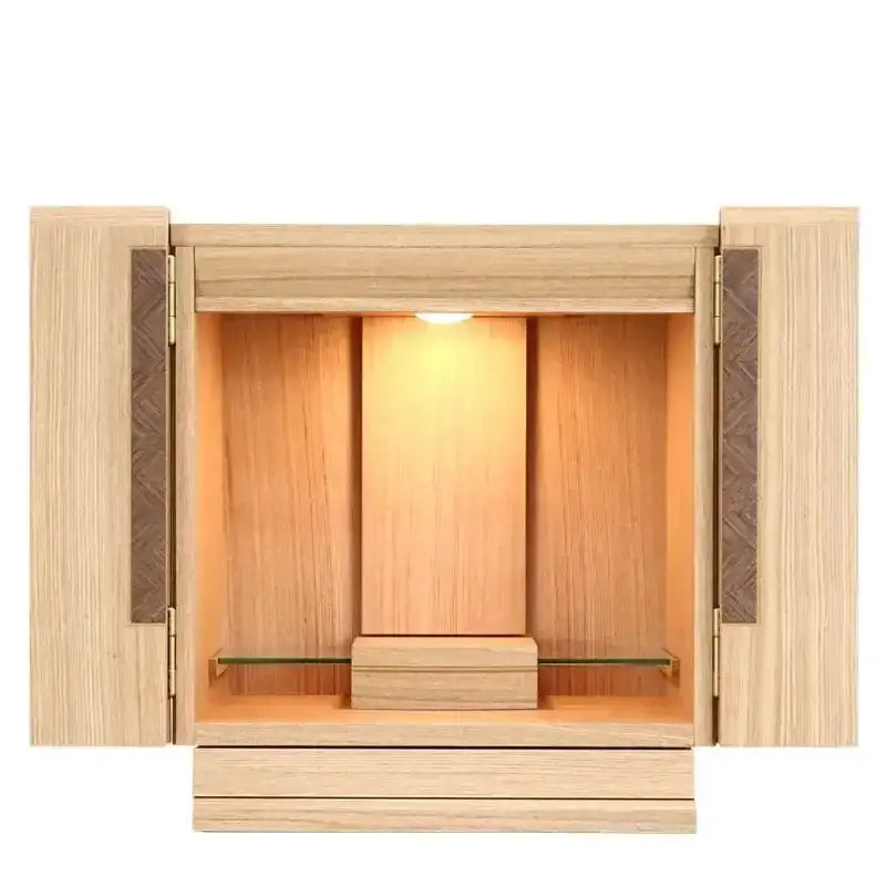 モダンミニ仏壇 レクエ ナチュラル色 13号 |お仏壇の通販| インテリア