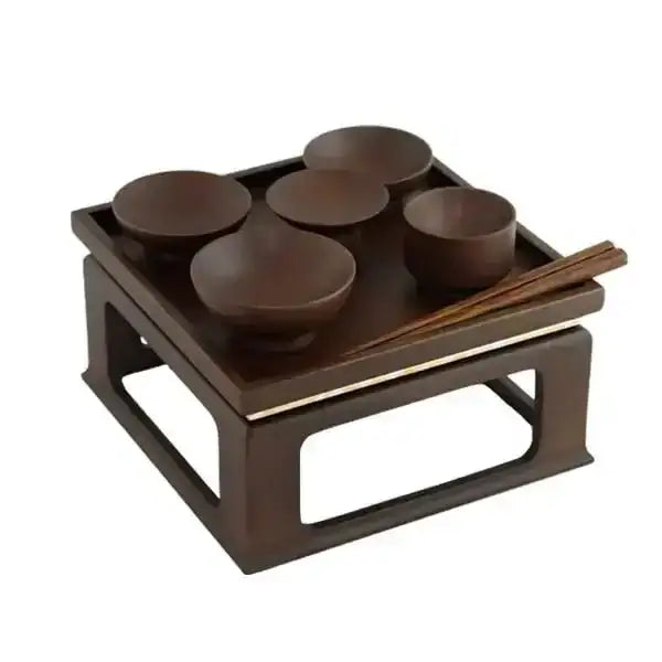 高級 仏膳セット 和木ブラウン |仏具の通販| インテリア仏壇