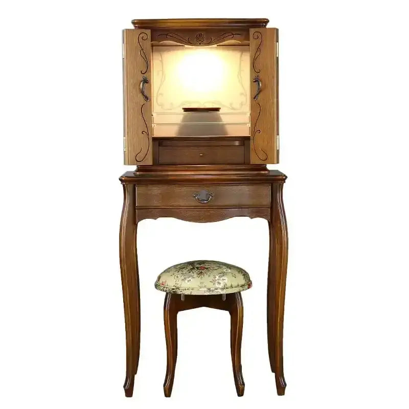 アンティーク調仏壇 ボヌール クラシック 脚付き&椅子付きメイン画像01