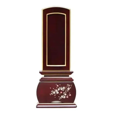 蒔絵回出位牌 優雅 風桜 紫檀メイン画像01