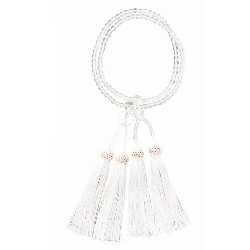 浄土真宗 本式念珠（女性用） 水晶 八寸モント 頭房 | 念珠の通販