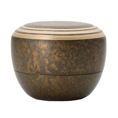 ミニ骨壺 カナタ 茶褐色メイン画像01