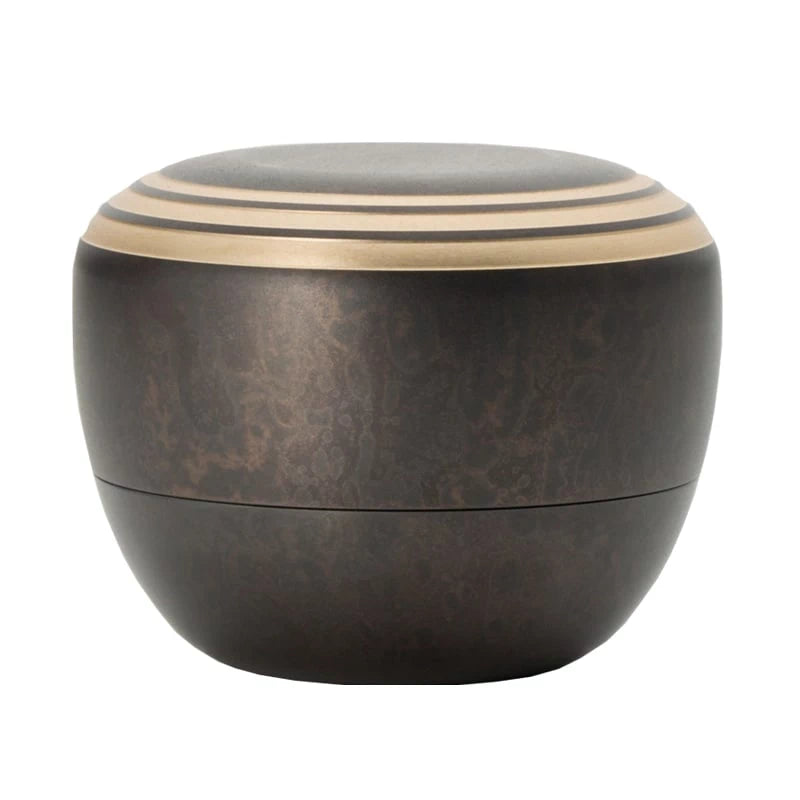 ミニ骨壺 カナタ 黒染色 | 手元供養の通販 | インテリア仏壇 ルミエール