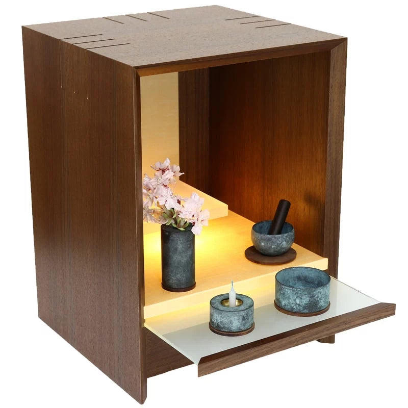 ミニ仏壇セット ヴェール【選べる仏具+リン付】の詳細アップ画像3枚目