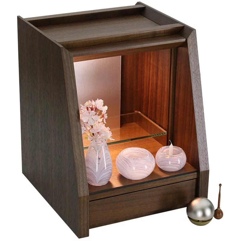 ミニ仏壇セット ノルド【選べる仏具+リン付】の詳細アップ画像3枚目