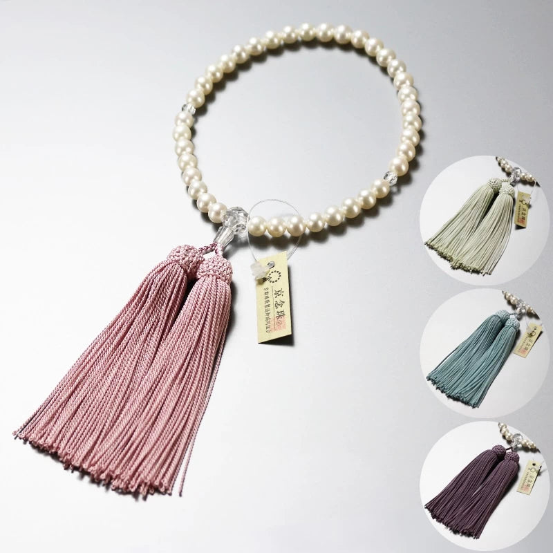 女性用略式念珠 淡水真珠 水晶切子仕立 | 念珠の通販 | インテリア仏壇