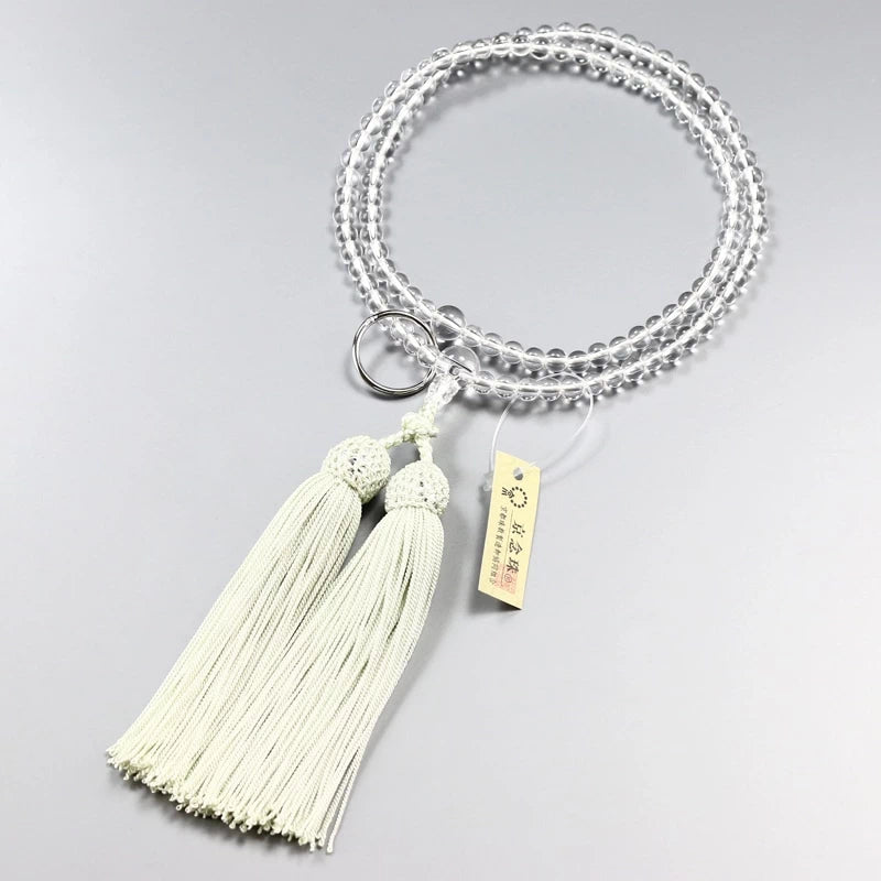 女性用本式念珠 曹洞宗 水晶 共仕立 | 念珠の通販 | インテリア仏壇