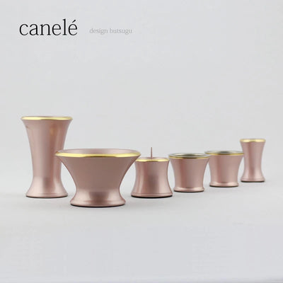 モダン仏具セット カヌレ ピンクメイン画像01