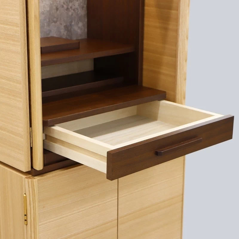 モダン仏壇 ネスタ ナチュラル 36号の詳細アップ画像1枚目