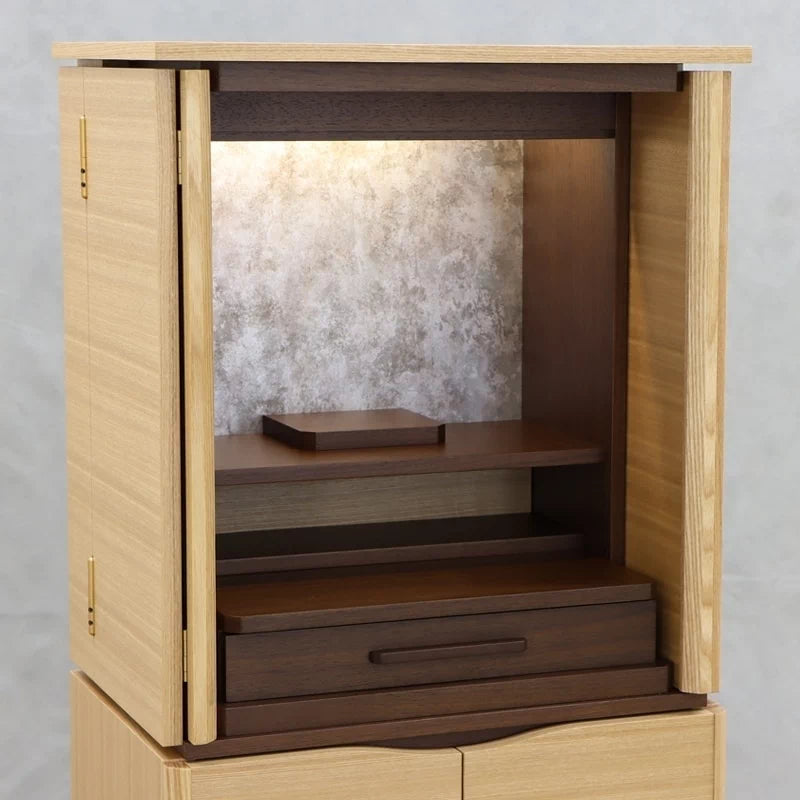 モダン仏壇 ネスタ ナチュラル 36号の詳細アップ画像2枚目