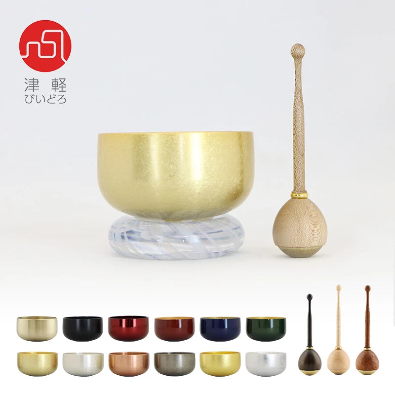 おりんセット 津軽びいどろ yuki | 仏具の通販 | インテリア仏壇