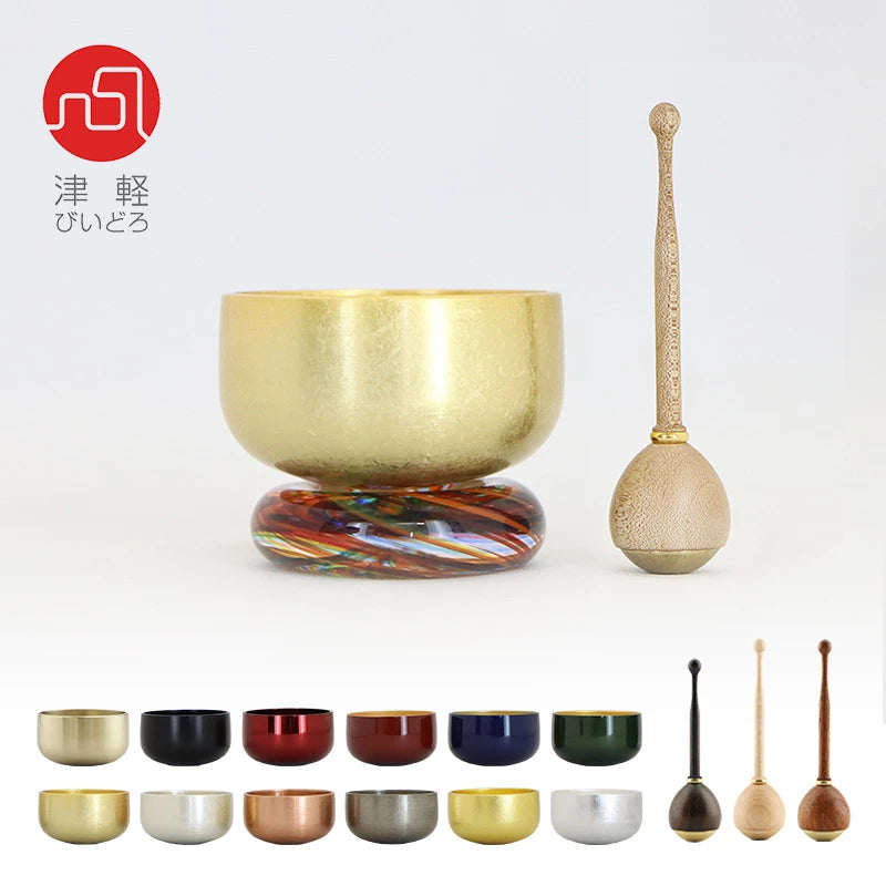 おりんセット 津軽びいどろ irodori | 仏具の通販 | インテリア仏壇