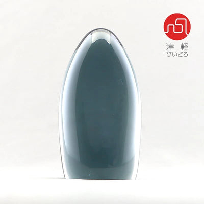 ガラス位牌 「水音」 墨青 津軽びいどろ謹製メイン画像01