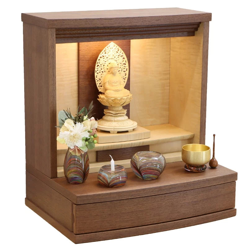 【選べる仏具付】スマート仏壇セット フローヴ 14号の店長おすすめセット01