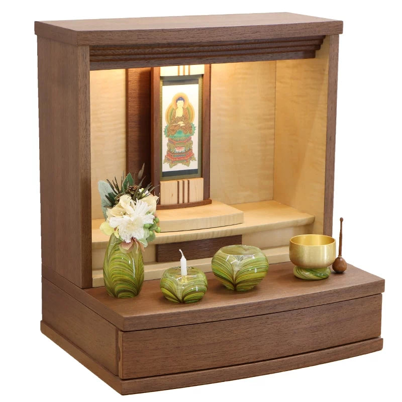 【選べる仏具付】スマート仏壇セット フローヴ 14号の店長おすすめセット02