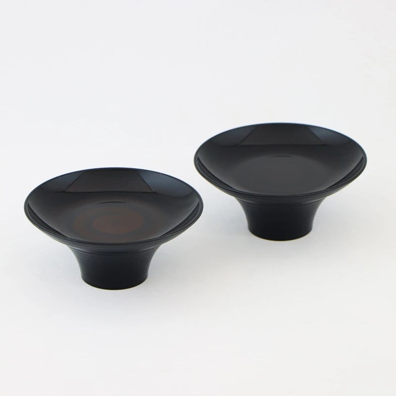 ことり 高杯 一対 ブラック | 仏具の通販 | インテリア仏壇 ルミエール