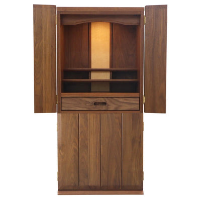 家具調仏壇 ポルト ワイド ウォールナット フロアタイプメイン画像01