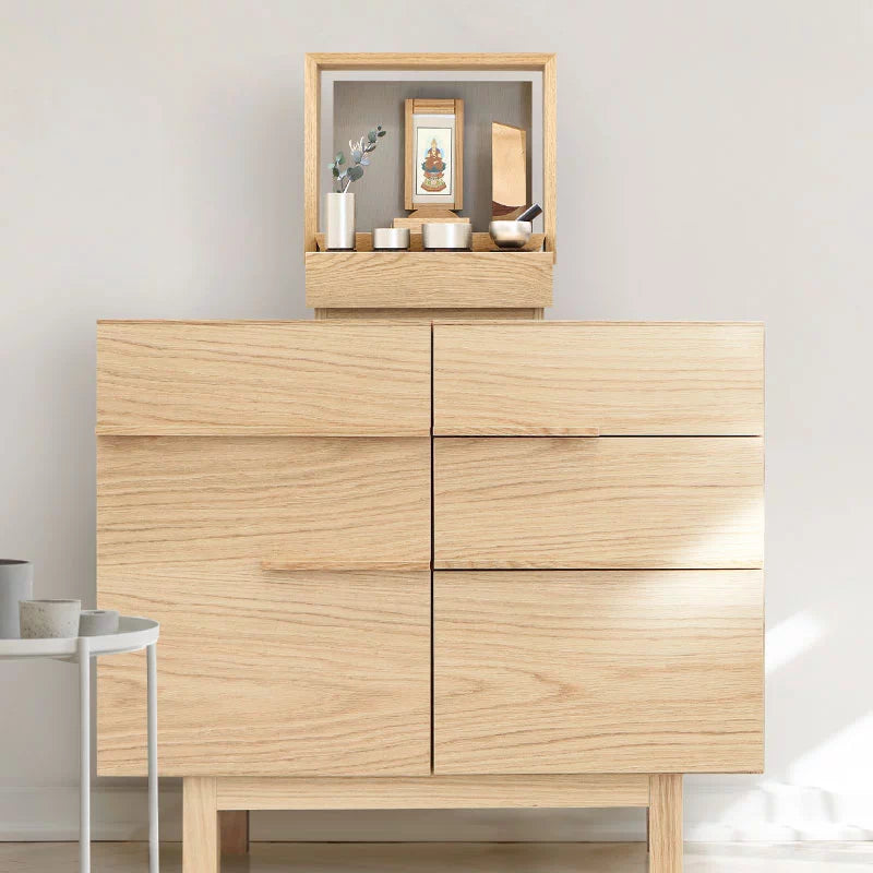 ミニ仏壇 KAKOI  オーク&錫色のリビング設置イメージ③