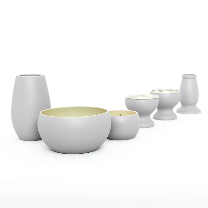 シンプル仏具セット エクリュ ブルーグレー | 仏具の通販 | インテリア