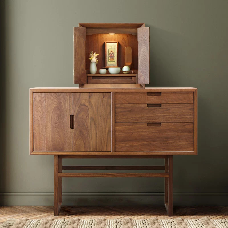 salvia キャビネットチェスト ウォールナット 105の拡大イメージ