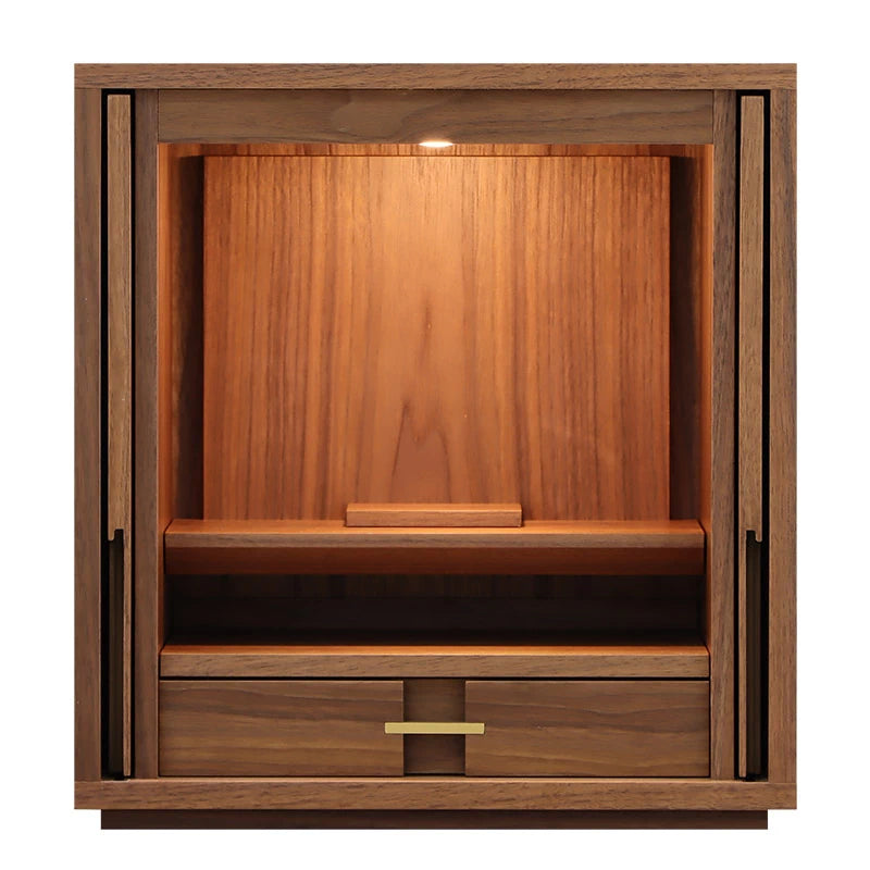 モダン仏壇 TSUDOU ウォールナット | お仏壇の通販 | インテリア仏壇