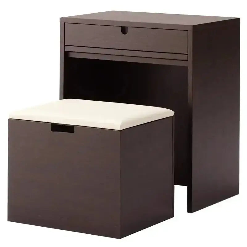 モダン仏壇台 「スペイス2」 ダークブラウン色 ~スツール付~メイン画像01