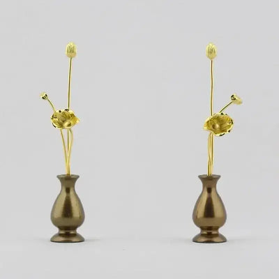 ミニ常花 ブラウン 一対メイン画像01