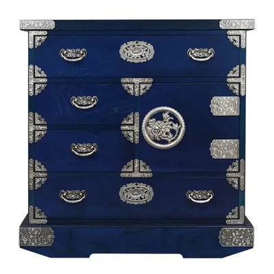 吉野民芸 車箪笥 群青色メイン画像01