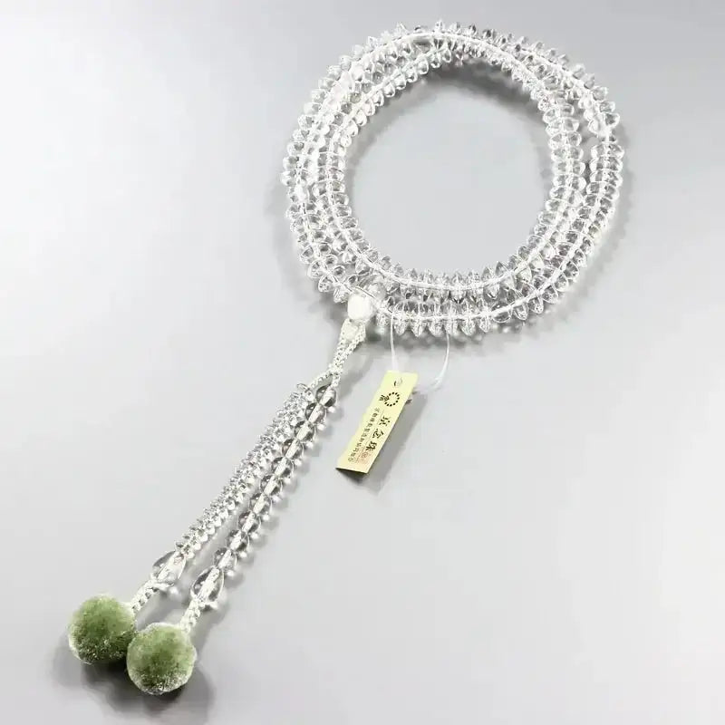 女性用本式念珠 天台宗 水晶 共仕立 | 念珠の通販 | インテリア仏壇