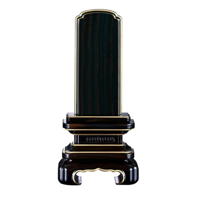 会津唐木漆位牌 京丸 黒檀メイン画像01