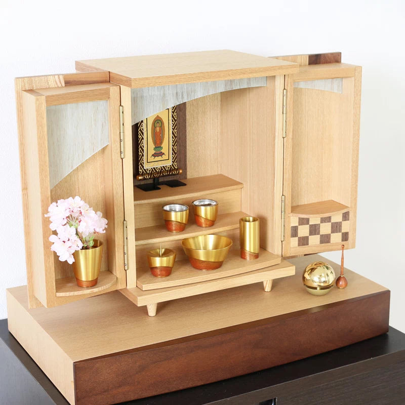 吊り下げ型掛け軸 「オリジナル掛け軸」 茶表装 豆代 【各宗派対応】の詳細アップ画像1枚目