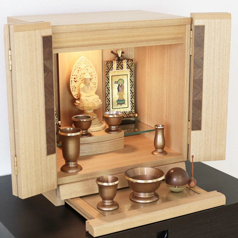 吊り下げ型掛け軸 「オリジナル掛け軸」 茶表装 豆代 【各宗派対応】の詳細アップ画像3枚目