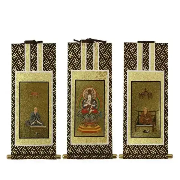 吊り下げ型掛け軸 茶表装 50代 【各宗派対応】 | 本尊・脇侍の通販