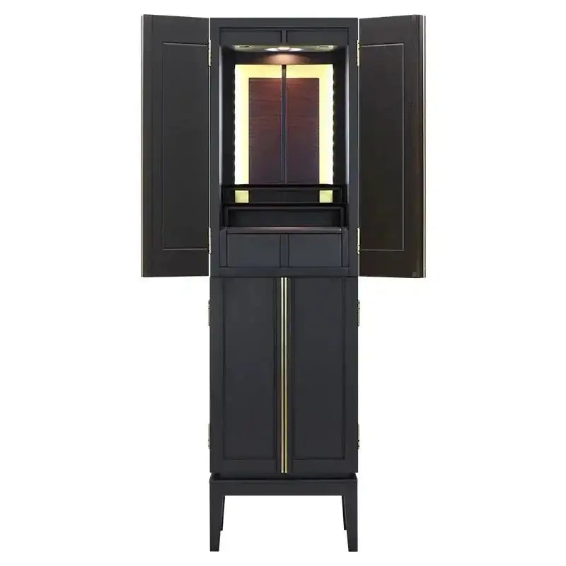 モダン仏壇 雅 本黒檀メイン画像01