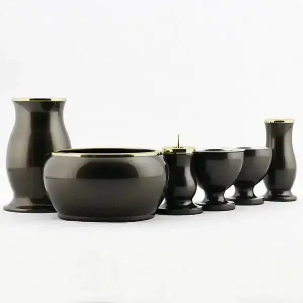 モダン仏具セット アルミムク シルバーグレー |仏具の通販| インテリア