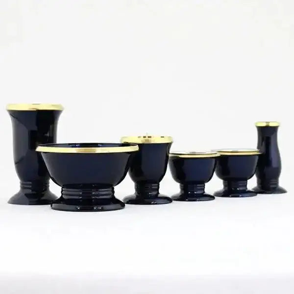 モダン仏具セット ゆうがを ブルー | 仏具の通販 | インテリア仏壇 モダン仏具セット ゆうがを ブルー | 仏具の通販 | インテリア仏壇