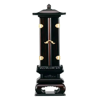 回出位牌 「反屋根回出」 黒檀メイン画像01