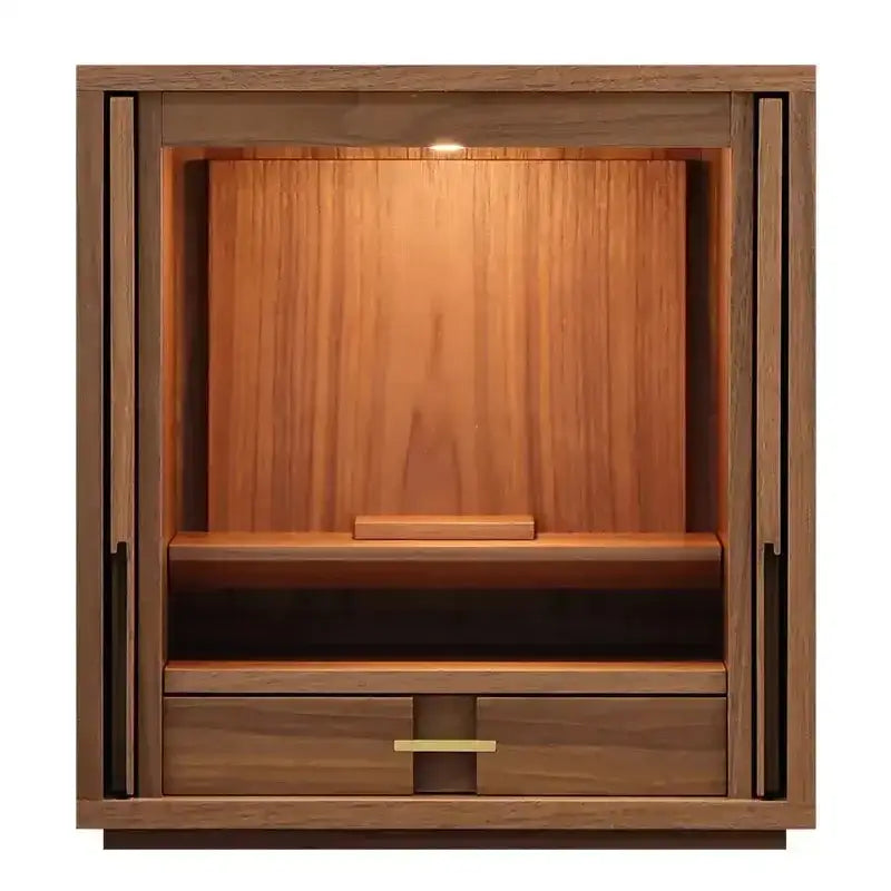 モダン仏壇 TSUDOU ウォールナット | お仏壇の通販 | インテリア仏壇