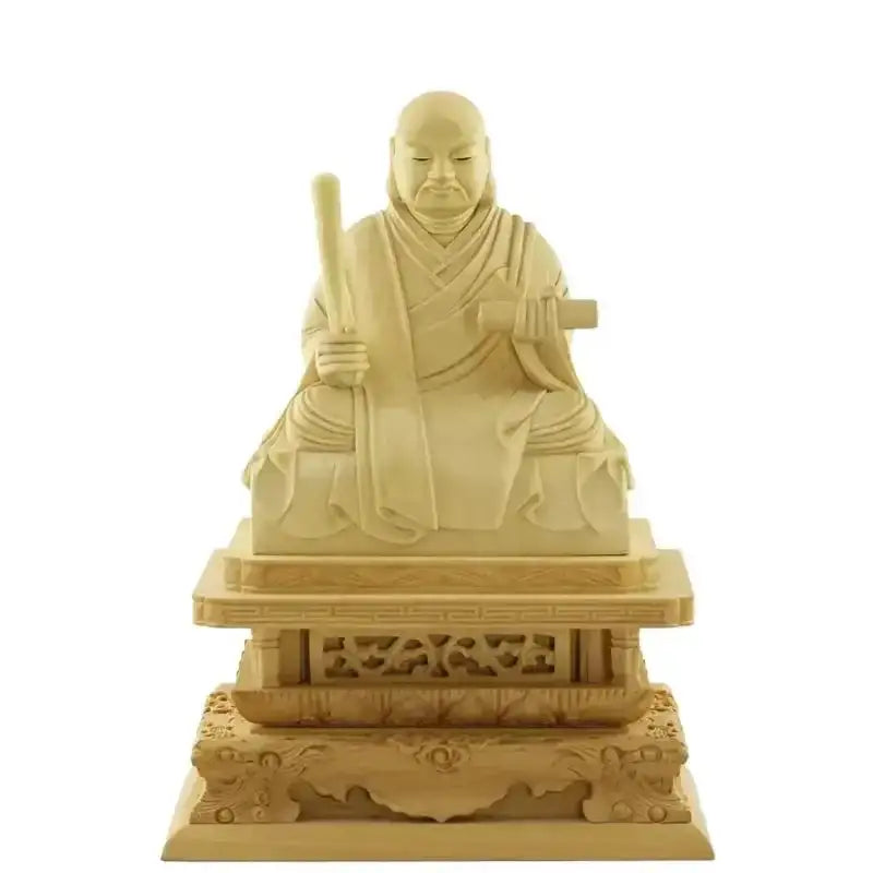 日蓮聖人座像 総白檀 金泥書 細密彫刻 日蓮宗 仏像 仏教美術 未使用保管品 楽天市場】仏像 日蓮宗 白檀 日蓮聖人像 1.8寸 2寸 2.5寸 3寸