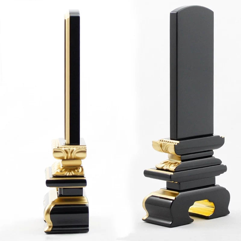 会津位牌 上京型千倉 呂色の詳細アップ画像2枚目