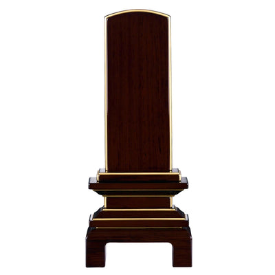 会津唐木漆位牌 京の梅 紫檀メイン画像01