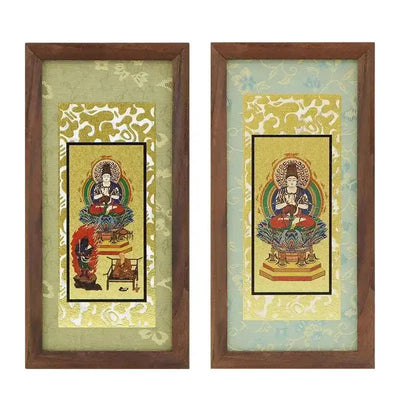 モダンフレーム掛け軸 ウォールナットメイン画像01