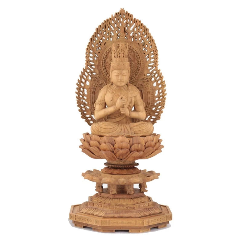 白檀仏像 八角台座 大日如来 【真言宗】 | 本尊・脇侍の通販