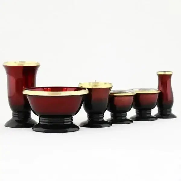 モダン仏具セット 「ゆうがを」 ワイン | 仏具の通販 | インテリア仏壇