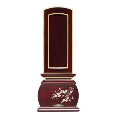 蒔絵回出位牌 優雅 風桜 紫檀メイン画像01