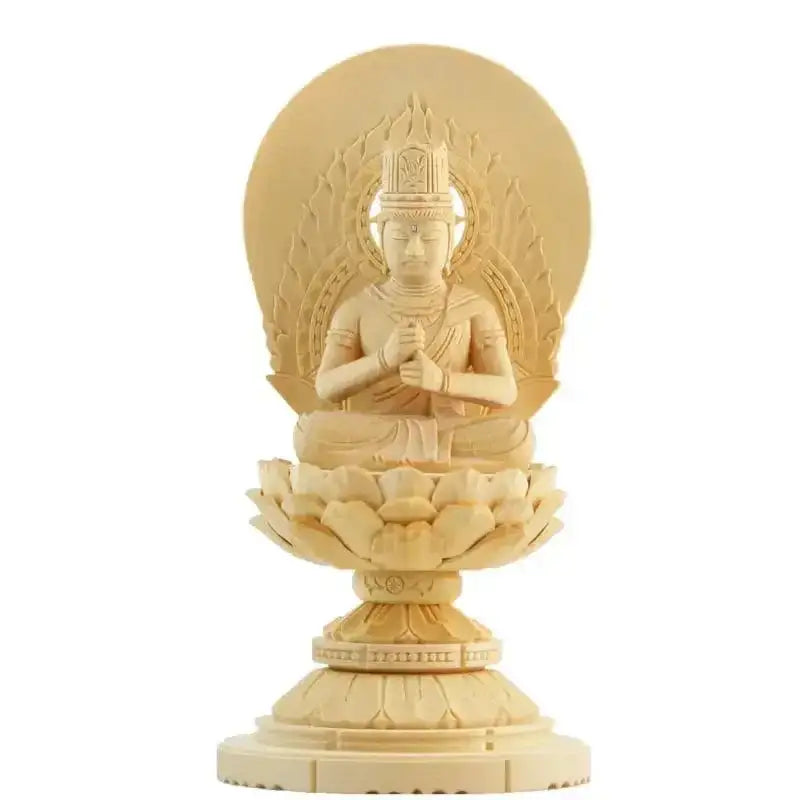 桧木仏像 丸台座 大日如来 【真言宗】 |本尊・脇侍の通販| インテリア